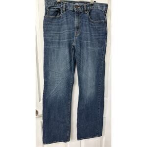 Gap loose fit straight leg men’s 34/34 denim blue jeans
